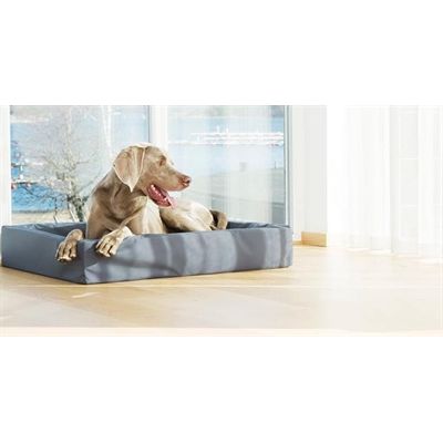 Bia Bed Kunstleer Hoes Hondenmand Grijs