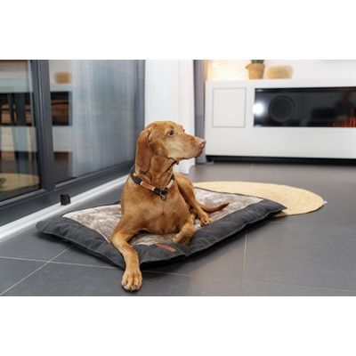 Trixie Be Nordic Hondenkussen Fohr Hoekig Zwart / Zand