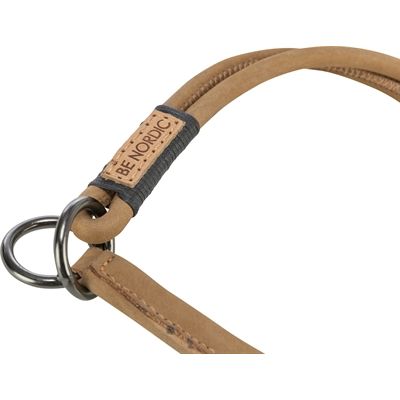 Trixie Be Nordic Halsband Hond Half-Slip Leer Bruin