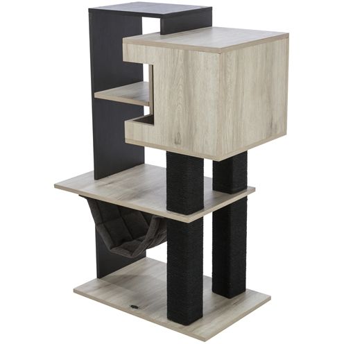 Trixie Citystyle Krabpaal Grijs / Zwart