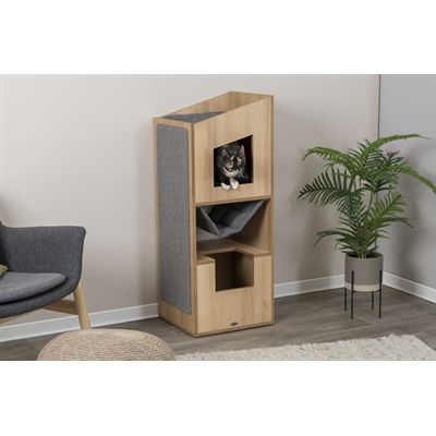 Trixie Citystyle Cat Tower Bruin / Grijs