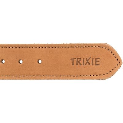 Trixie Rustic Vetleer Halsband Hond Heartbeat Bruin