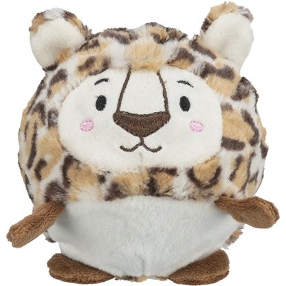 Trixie Hondenspeelgoed Bal Luipaard Pluche Rubber