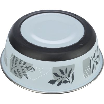 Trixie Voerbak Waterbak Rvs / Kunststof / Rubber Blauw / Grijs