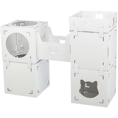 Trixie Kattenmeubel Casa Cara Karton Wit