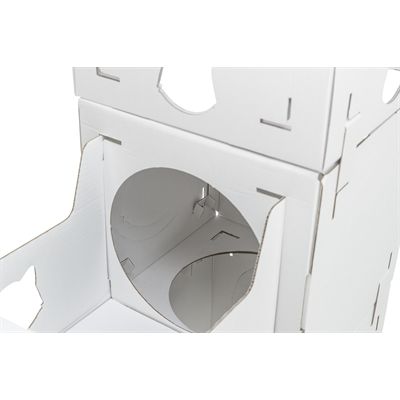 Trixie Kattenmeubel Casa Cara Karton Wit