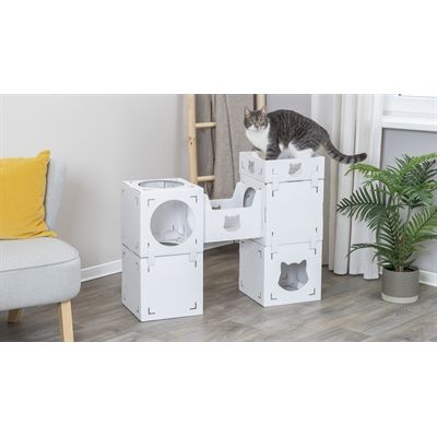 Trixie Kattenmeubel Casa Cara Karton Wit