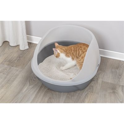 Trixie Kattenbak Simao Hoge Rand Grijs