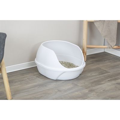 Trixie Kattenbak Simao Hoge Rand Wit