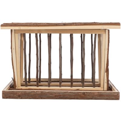 Trixie Hooiruif Met Bodem En Deksel Schorshout