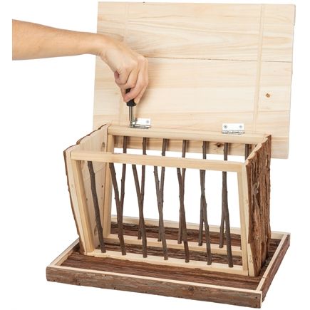 Trixie Hooiruif Met Bodem En Deksel Schorshout