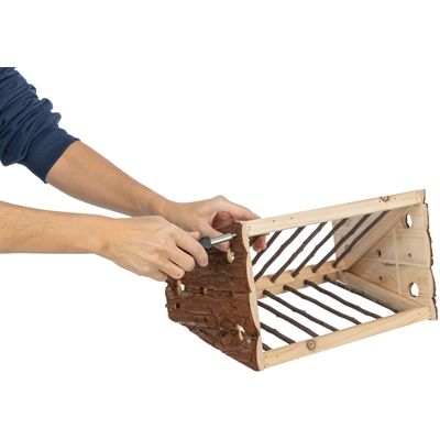 Trixie Hooiruif Met Bodem En Deksel Schorshout