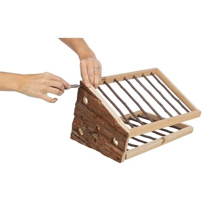 Trixie Hooiruif Met Bodem En Deksel Schorshout