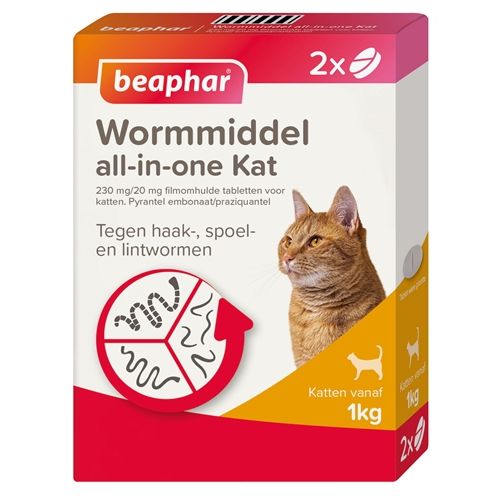 Beaphar Wormmiddel All-In-One Kat