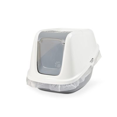 Savic Kattenbak Nestor Giant Wit / Lichtgrijs