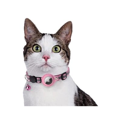 Croci Halsband Kat Met Tag Houder Roze