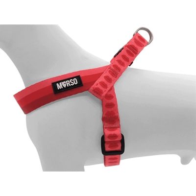 Morso Mini Hondentuig Verstelbaar Gerecycled Lipstick Roze