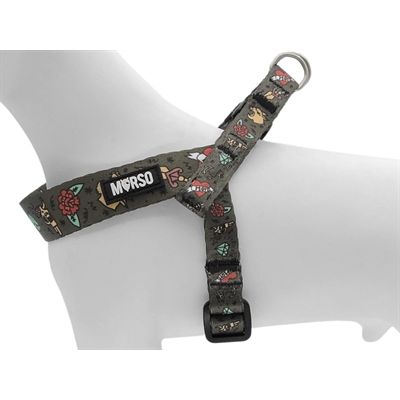 Morso Mini Hondentuig Verstelbaar Gerecycled Ink Tank Groen