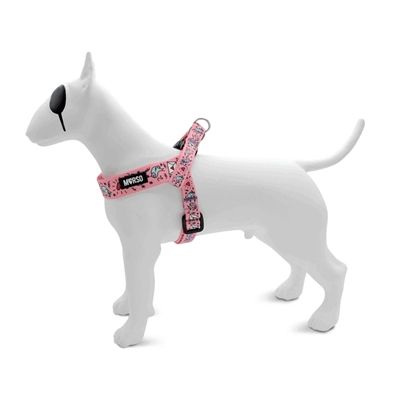 Morso Mini Hondentuig Verstelbaar Gerecycled Sweet Tweet Roze