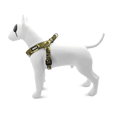 Morso Mini Hondentuig Verstelbaar Gerecycled Full Metal Dog Bruin