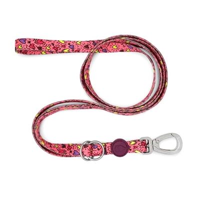 Morso Hondenriem Verstelbaar Gerecycled Pink Think Roze