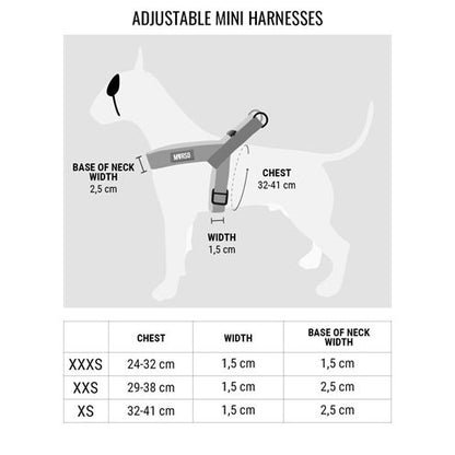 Morso Mini Hondentuig Verstelbaar Gerecycled Pink Think Roze