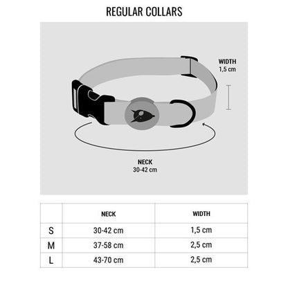 Morso Halsband Hond Gerecycled Skyline Rood / Roze