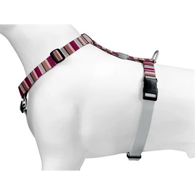 Morso Hondentuig H-Tuig Gerecycled Skyline Rood / Roze