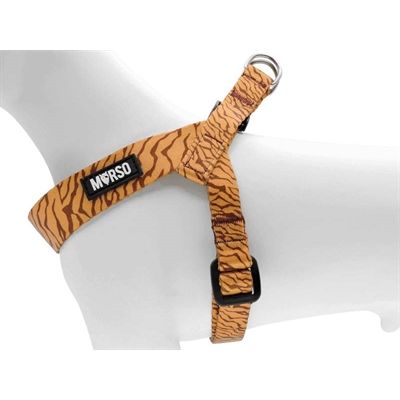 Morso Mini Hondentuig Verstelbaar Gerecycled Jungle Drum Oranje