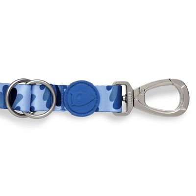 Morso Hondenriem Verstelbaar Gerecycled Splash Blauw
