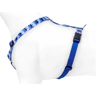 Morso Hondentuig H-Tuig Gerecycled Splash Blauw