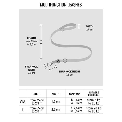 Morso Hondenriem Verstelbaar Gerecycled Spaghetti Incident