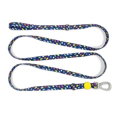 Morso Hondenriem Verstelbaar Gerecycled Color Invaders Paars