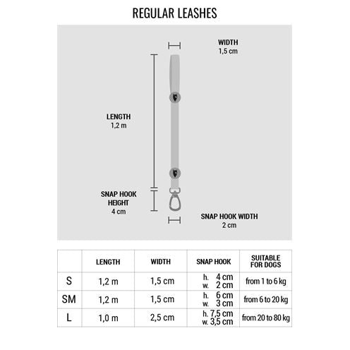 Morso Hondenriem Gerecycled Power Flow Zwart