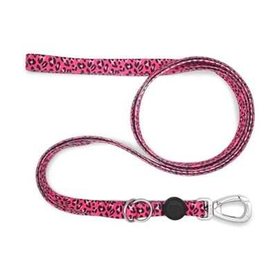 Morso Hondenriem Verstelbaar Gerecycled Bubble Leo Roze