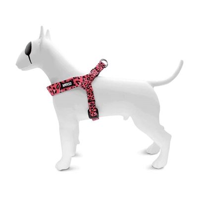 Morso Mini Hondentuig Verstelbaar Gerecycled Bubble Leo Roze