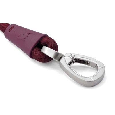 Morso Hondenriem Soft Rope Gerecycled Plum Paars