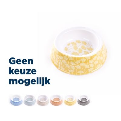 Martin Voerbak / Drinkbak Hond Melamine Japan Assorti