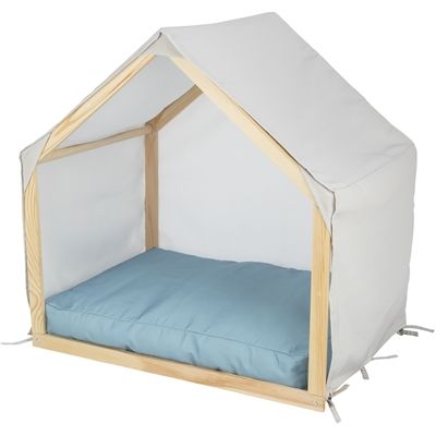 Trixie Hondenmand Tent Lias Hout Zand / Blauw
