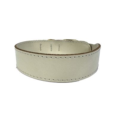 Sazzz Halsband Hond Pioneer Classic Leer Creme