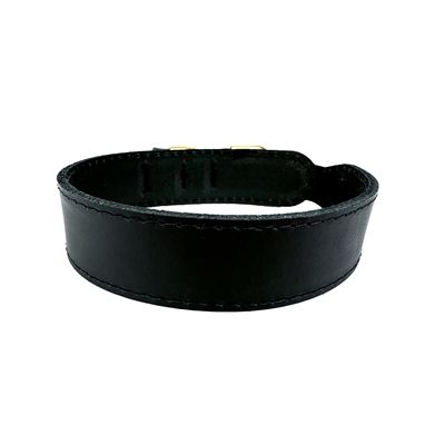 Sazzz Halsband Hond Pioneer Classic Leer Zwart