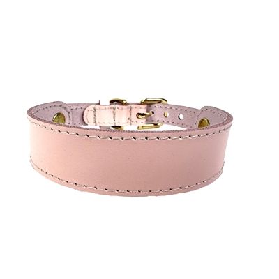 Sazzz Halsband Hond Sweetie Classic Leer Roze