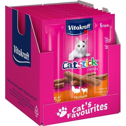 Vitakraft Cat-Stick Mini Kalkoen Met Lam