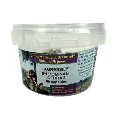 Dierendrogist Agressief / Dominant Capsules