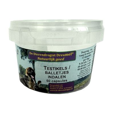 Dierendrogist Testikels Indalen Capsules
