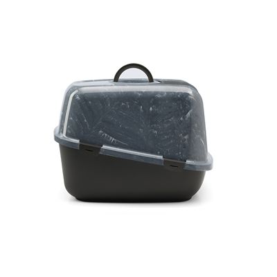 Savic Kattenbak Nestor Jumbo Marble Grijs / Zwart