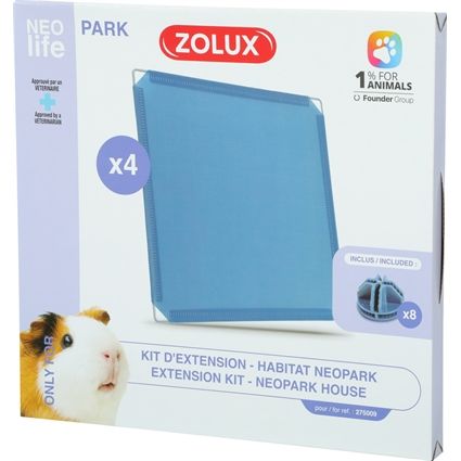 Zolux Neolife Neopark Cavia Uitbereidingsset Gesloten Panelen