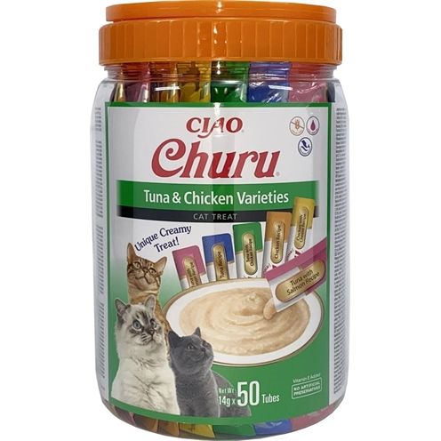 Inaba Churu Multipack Tuna & Chicken Varieties