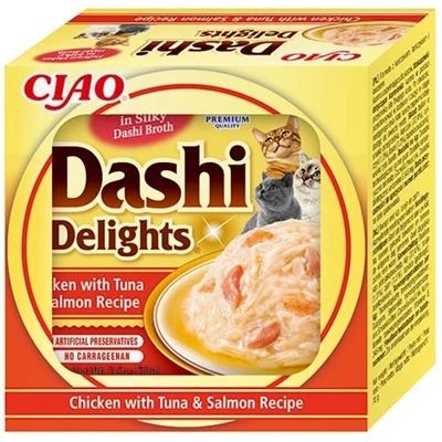 Inaba Dashi Delights Chicken With Tuna & Salmon Recipe
