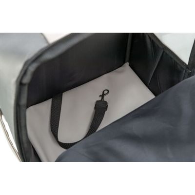Trixie Hondentas Rugtas Citystyle Kunstleer Lichtgrijs